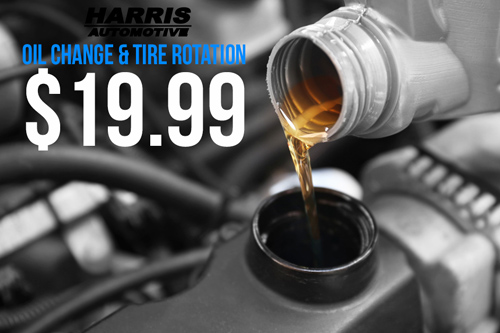 Oil Change and Tire Rotation for $19.99